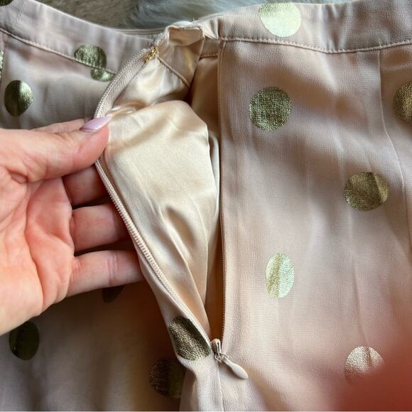 Camilla Coelho Kaylee Mini Skirt in Blush Gold size Medium - Picture 7 of 11